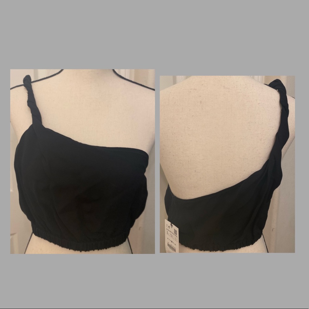 ZARA ONE-SHOULDER TOP